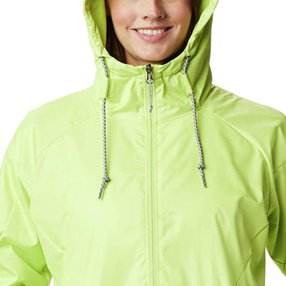 🆕Columbia Women’s Side Hill Fleece Lined Windbreaker, XL - Voltage, Authentic - Picture 4 of 5